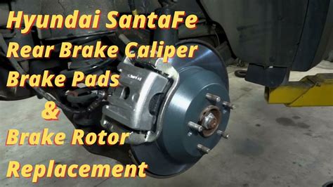 Hyundai Santa Fe Rear Brake Caliper Brake Rotor And Brake Pads