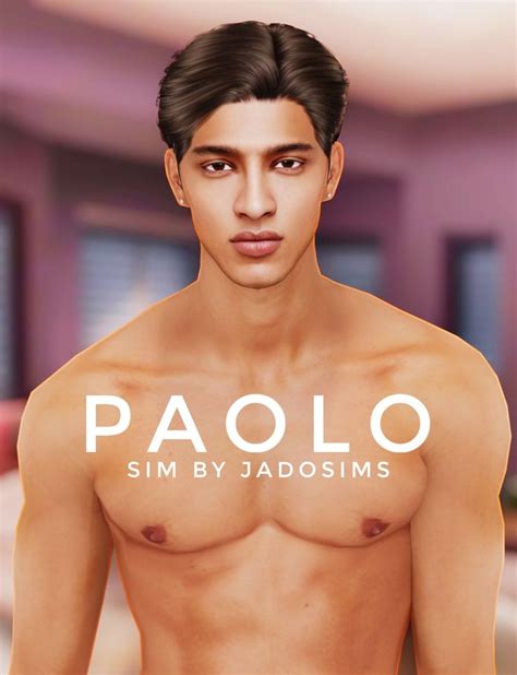 Paolo Free Sim Jadosims Sims The Sims 4 Skin Sims 4 Men Clothing