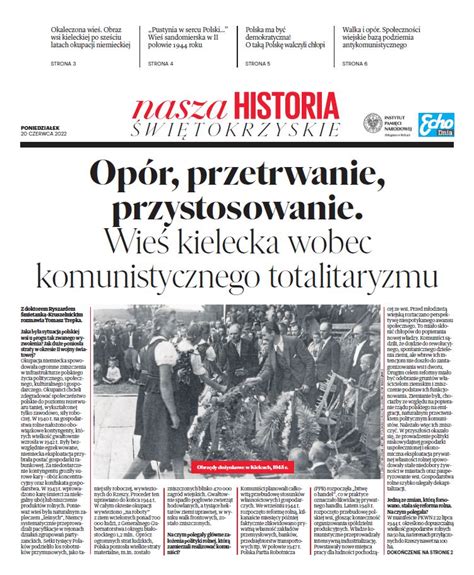 Nasza Historia Wi Tokrzyskie Dodatek Prasowy Pdf Dodatki