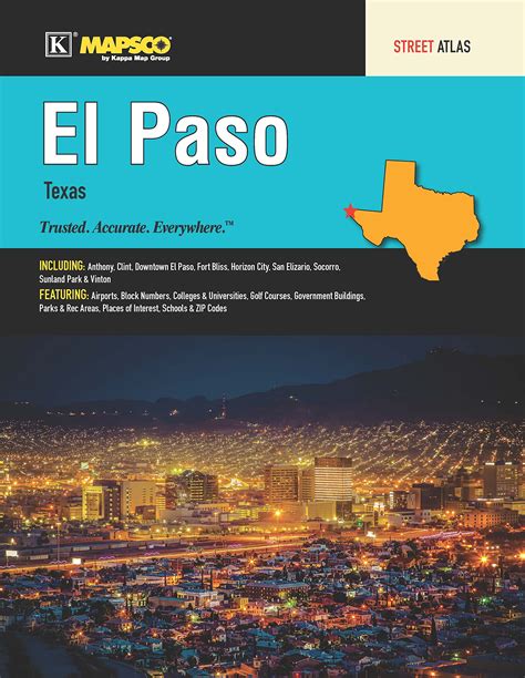 El Paso Texas Street Guide By Mapsco By Kappa Map Group Goodreads