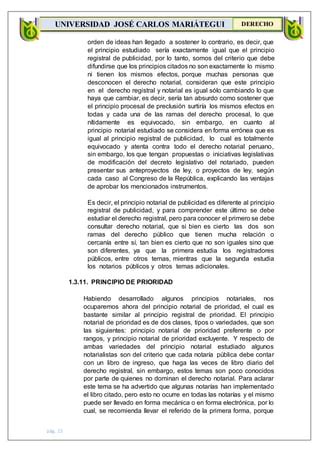 LOS PRINCIPIOS NOTARIALES Y ACTOS QUE SUSCRIBE EL NOTARIO PDF