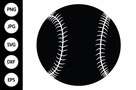 Baseball Silhouette Svg Softball Svg