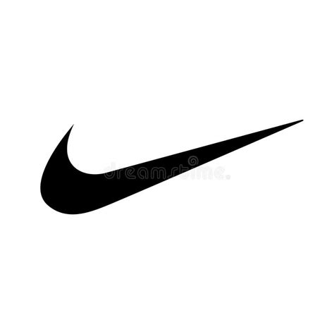 Fondo Negro Vectorial Del Logotipo De Nike Foto De Archivo Editorial