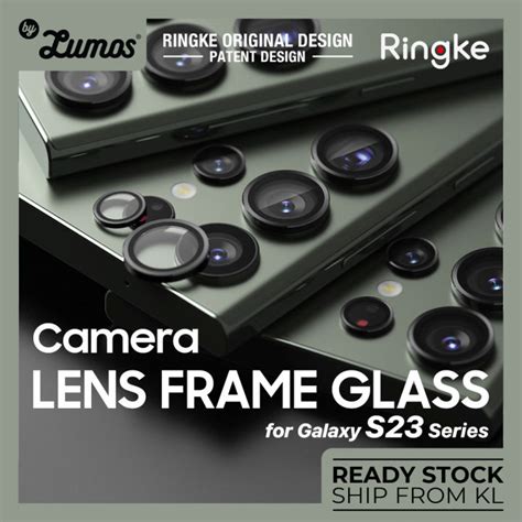 Ringke Camera Lens Frame Glass For Samsung Galaxy S23 S23 Plus S23