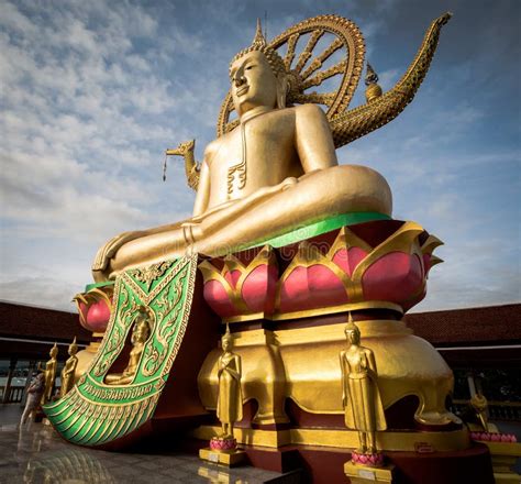 KOH SAMUI THAILAND DEC 24 Big Buddha At Wat Phra Yai In Koh Samui