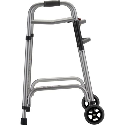 Heavy Duty Folding Walker With 5" Wheels – ACE Medical Inc