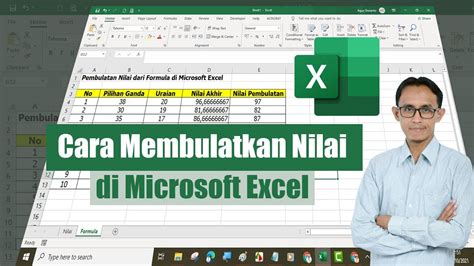 Cara Cepat Membulatkan Nilai Di Excel YouTube