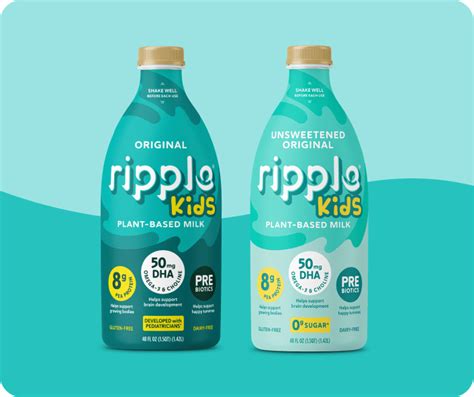 Ripple Shelf Stable Unsweetened Original Milk 3 Pack Ripple Foods