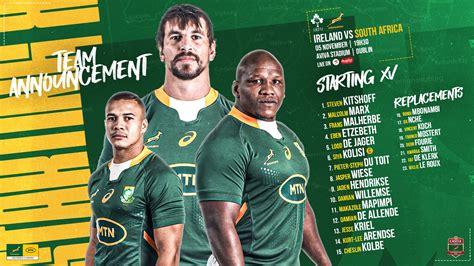 Kolbe Returns In Settled Springbok Team To Face Ireland Smile Fm