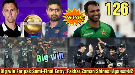 Pakistan S Sensational Semi Final Entry Fakhar Zaman Shines Against