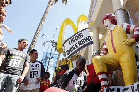 Fast Food Workers Joined By Other Low Wage Workers Strike In Record