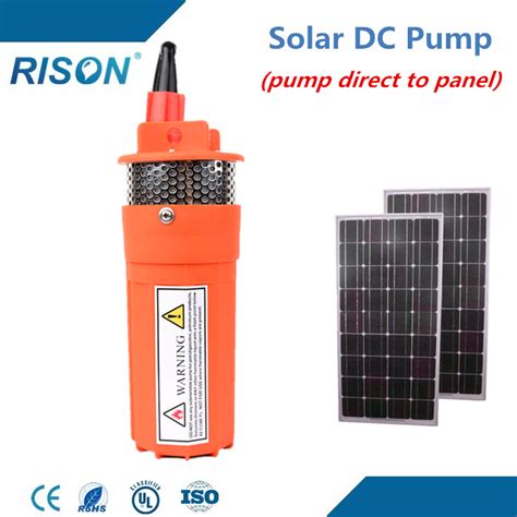 China Dc 12v 24v Submersible Solar Pump Pump Direct To Panel China