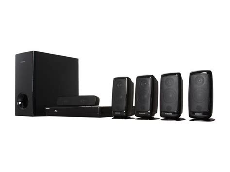 Samsung HT BD1250 Blu Ray 5 1 Channel Home Theater System Newegg