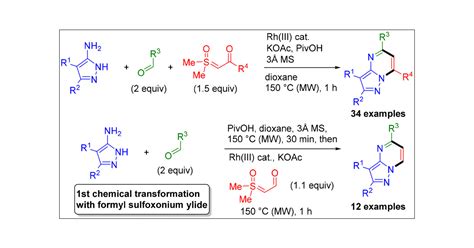 Three Component Coupling Of Aldehydes Aminopyrazoles And Sulfoxonium