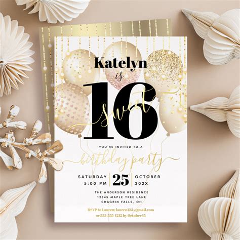 30 Super Sweet Sixteen Party Ideas And Themes Zazzle Ideas