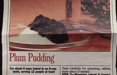 Plum Pudding With Pudding Sauce - I Ate The 80's