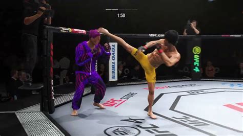 Ufc4 Bruce Lee Vs Juri Han Ea Sports Ufc 4 Epic Fight Youtube