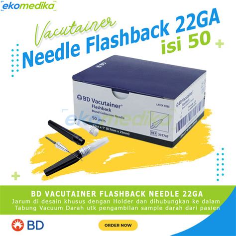 Jual BD Vacutainer Flashback Needle No 22GA Jakarta Timur EKO