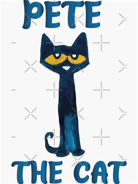 Pete The Cat Sticker For Sale By BloogaFruk Redbubble