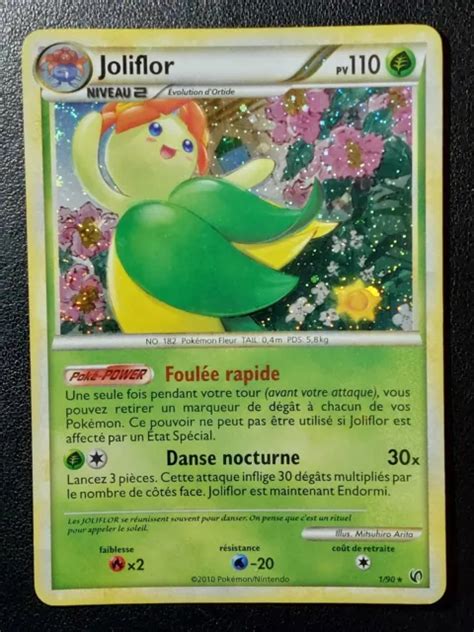 CARTE POKÉMON JOLIFLOR 1 90 Holo Indomptable HS FR EUR 5 50 PicClick FR