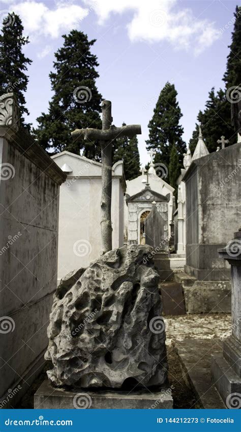 Porta No T Mulo Do Cemit Rio Imagem De Stock Imagem De Ferro Campo