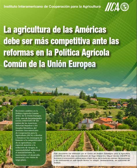 La agricultura de las Américas debe ser más competitiva ante las