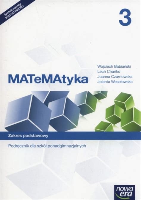 Nowa Era Matematyka Zakres Podstawowy Pdf