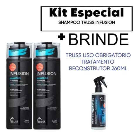 Truss Kit Dois Shampoo Infusion Ganhe Uso Obrigat Rio Parcelamento