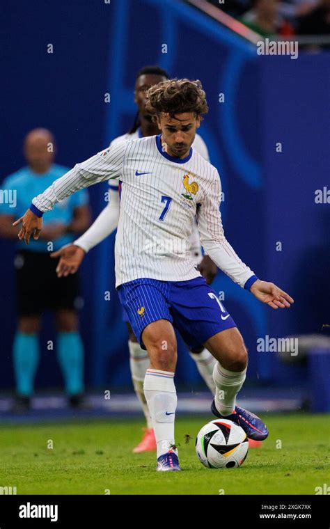 Antoine Griezmann Seen During UEFA Euro 2024 Game Between National