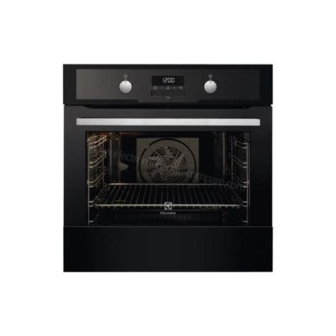 Four Electrolux Pyrolyse Noir Eoc Gaz Cdiscount Electrom Nager