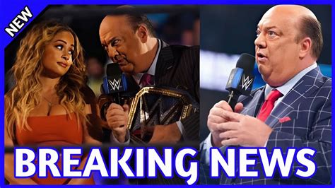 Emotional Paul Heyman Reveals Sad News About Kayla Braxton Wwe