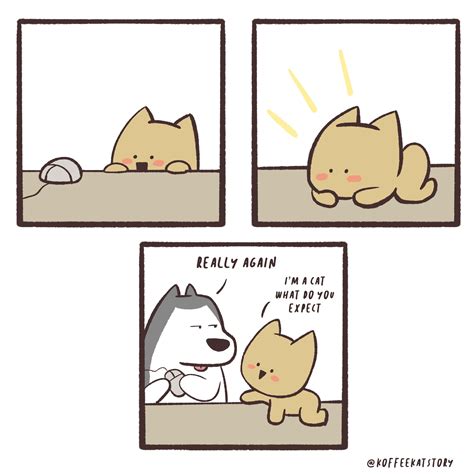 Im A Cat Comic Strips Comics Cute Comics