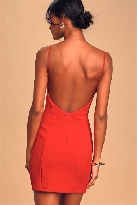 Red Backless Dresses