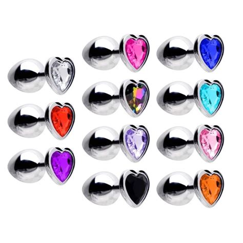 Plug anal de aço de coração MLPA G Meame Love