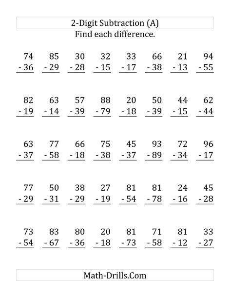 Subtracting Mixed Numbers With Borrowing