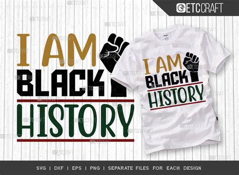 I Am Black History Svg Cut File Black Woman Svg Black Queen Svg Afr