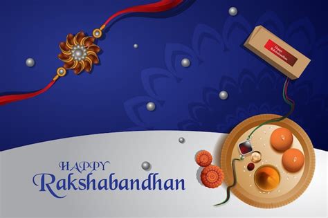 Premium Vector Raksha Bandhan Greeting Card