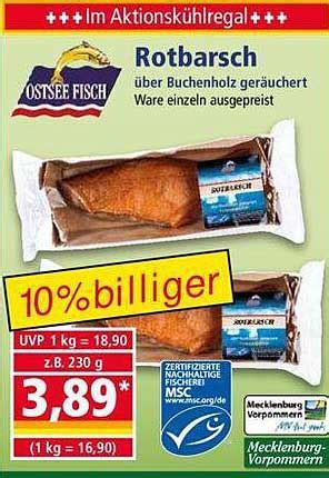 Ostsee Fisch Rotbarsch Angebot Bei Norma Prospekte De