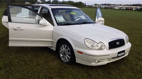 Maryland Hyundai Dealer Preston Used Car Sale 2003 Hyundai Sonata Gls