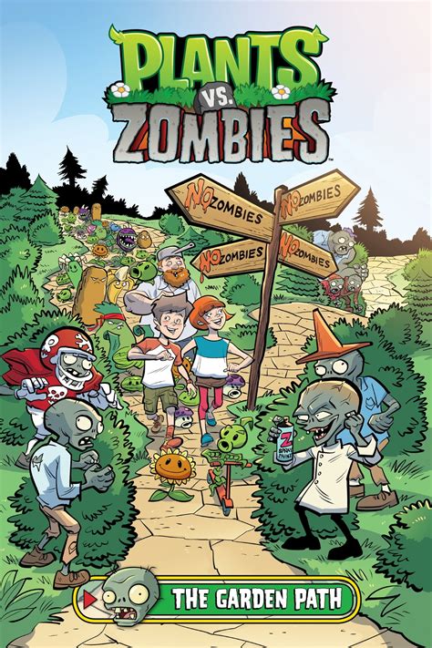 Plants Vs Zombies Volume 16 The Garden Path Comics Graphic Novels