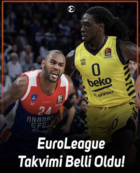 NFcomtr on Twitter EuroLeague 2023 24 Takvimi Açıklandı 5 Ekim