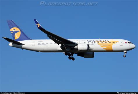 JU 1021 MIAT Mongolian Airlines Boeing 767 34GER WL Photo By Daniel