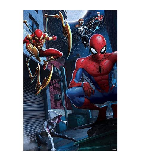 Puzzle Lenticular Marvel Spiderman Nuevo Universo Piezas Juguetes