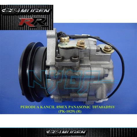 Perodua Kancil Ex Panasonic T A Ad Sv Compressor Recond Shopee