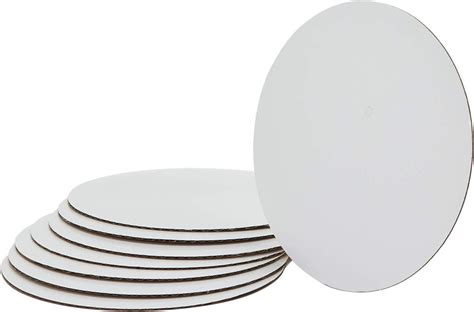 Round Cake Board 8 8pcpack White