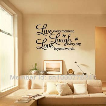 Living Room Wall Decals Quotes QuotesGram