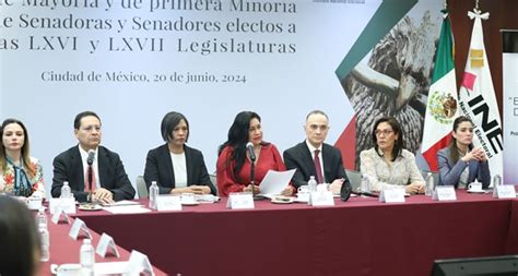 Recibe Senado Constancias Que Acreditan A Senadores Electos Para Las