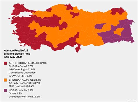 2023 Turkish Parliamentary Election Map Simulation : r/democracy