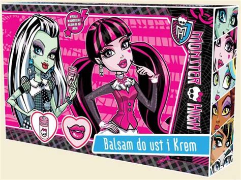 Dromader Monster High Zrób to sam balsam do ust i krem zestaw