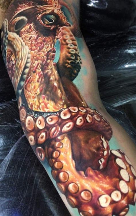 Pin By Diana Mrozek On Tattoo Ideas Octopus Tattoo Sleeve Octopus